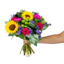 Kytice se slunečnicí